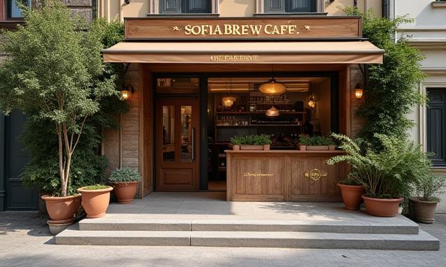 Статична карта с локацията на Sofia Brew Café